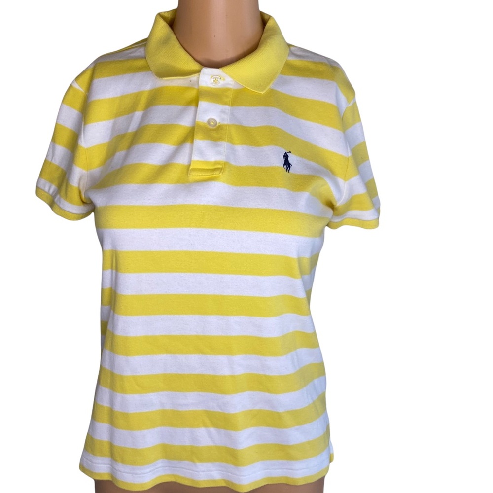 RL Yellow Striped Polo Shirt